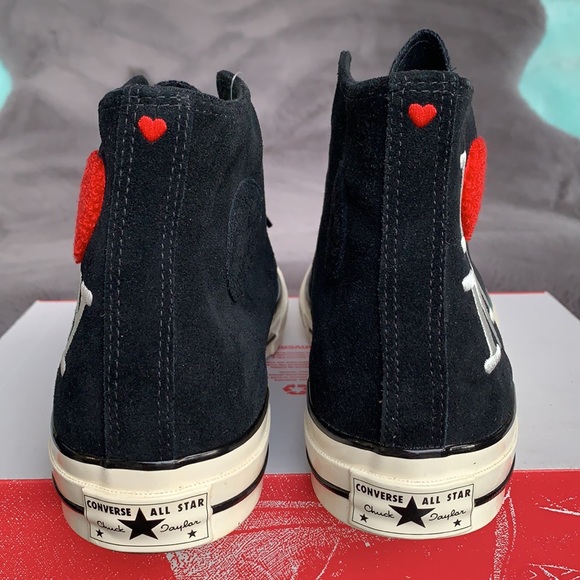 CONVERSE CTAS 70 HI I LOVE NY Black/Egret/Red MENS - Picture 15 of 16
